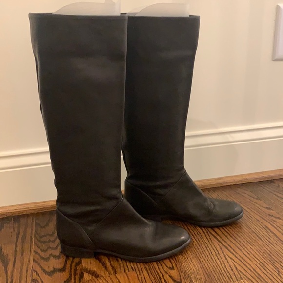 J. Crew Black Knee High Boots - Picture 1 of 6